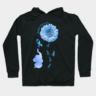 Faith Hove Fight Love Sunflower Diabetes Eleplant Hoodie